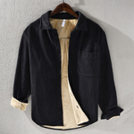 Fleece-Lined Corduroy Shirt
