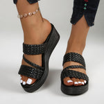 Sorrel | The Woven Wedge Mule