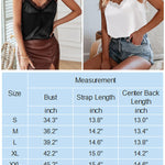 Zeagoo Satin Camisole for Women 2 PCS Lace Tank Top