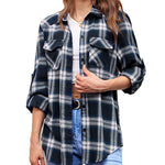 Long/Roll Up Sleeve Cotton Plaid Shirts - Zeagoo (Us Only)