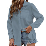 Zeagoo Women's Button Down Shirt Long Sleeve Chiffon Blouse