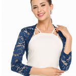 Zeagoo Women's Bolero Shrugs Crochet Lace Open Cardigan