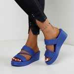 Sorrel | The Woven Wedge Mule