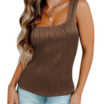 Zeagoo Square Neck Tank Tops