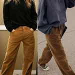 Zeagoo Drawstring Long Pants with Pockets