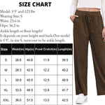 Zeagoo Drawstring Long Pants with Pockets