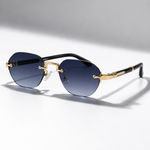 Cannes Gradient Rimless Sunglasses