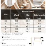 Satin Zipper Elegant Work Skirts - Zeagoo (US Only)