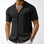 Casual Men's T-Shirt | Breathable Knitted Fabric with Relaxed Fit | Comfortable Summer Essential for Everyday Wear