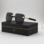 Cavalier Rimless Square Sunglasses