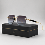 Cavalier Rimless Square Sunglasses