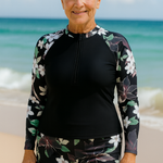 SereniSea Swimwear | UV Protection Rash Set – Sun-Safe Elegance, All-Day Ease