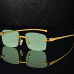 Aurum Rimless Sunglasses