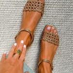Aurora | Golden Sandals Summer Charm