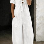 Wren | The V-Neck Denim Jumpsuit