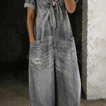Wren | The V-Neck Denim Jumpsuit