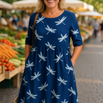 Meliora | Everyday Elegance Midi Dress – Flattering Comfort, Timeless Confidence (S-5XL)