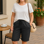 Selma | Cotton Comfort Shorts – Flattering fit. Effortless everyday style.
