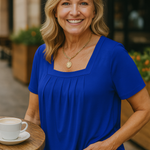 Colleen | Pleated Comfort Top - Everyday confidence