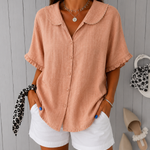 Winifred | The Scalloped Collar Airy Blouse