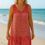 Lillian | Flow Midi Dress – Where Comfort Meets Confidence