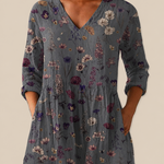 Kira | Oversized Blouse with Vibrant Print
