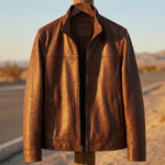 Armando Faux Leather Jacket