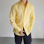 Classic Casual Shirt | Men's Casual Button Down with 100% Linen Cotton | Comfortable Fit for Everyday Wear
