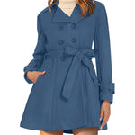 Zeagoo Double-Breasted Thick Wool Coat Jacket
