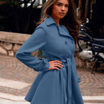 Zeagoo Double-Breasted Thick Wool Coat Jacket