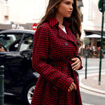 Zeagoo Double-Breasted Thick Wool Coat Jacket