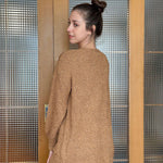 Zeagoo Women's 2023 Fall Winter Popcorn Cardigan Open Front Batwing Sleeve Oversized Chunky Knit Sweater with Pockets