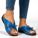 Odette Cushioned Bow Sandals
