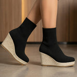 Valentina Wedge Sock Boot