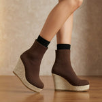 Valentina Wedge Sock Boot