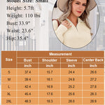Zeagoo Long Sleeve Oversized Knit Sweater Tops