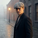 Virgilio Textured Woven Newsboy Cap