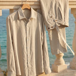 Armando Linen Shirt and Trouser Set