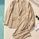 Renato Linen-Blend Suit