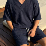 Virgilio Cable-Knit Matching Set