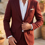 Renato Linen-Blend Suit