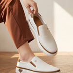Alessio Leather Slip-Ons
