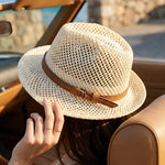 Walter Open-Weave Fedora Hat