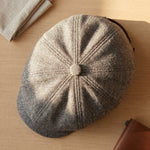 Virgilio Textured Woven Newsboy Cap