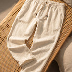 Raffaele Linen Drawstring Trousers