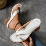 Hadley | The Block Heel Flip Sandal