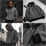 Danton Plaid Zip Jacket