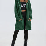 Fleece Hoodies Tunic Long Hoodie Jacket - Zeagoo (Us Only)