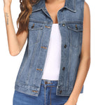 Zeagoo Women's Denim Vest Jean Vest