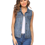 Zeagoo Women's Denim Vest Jean Vest
